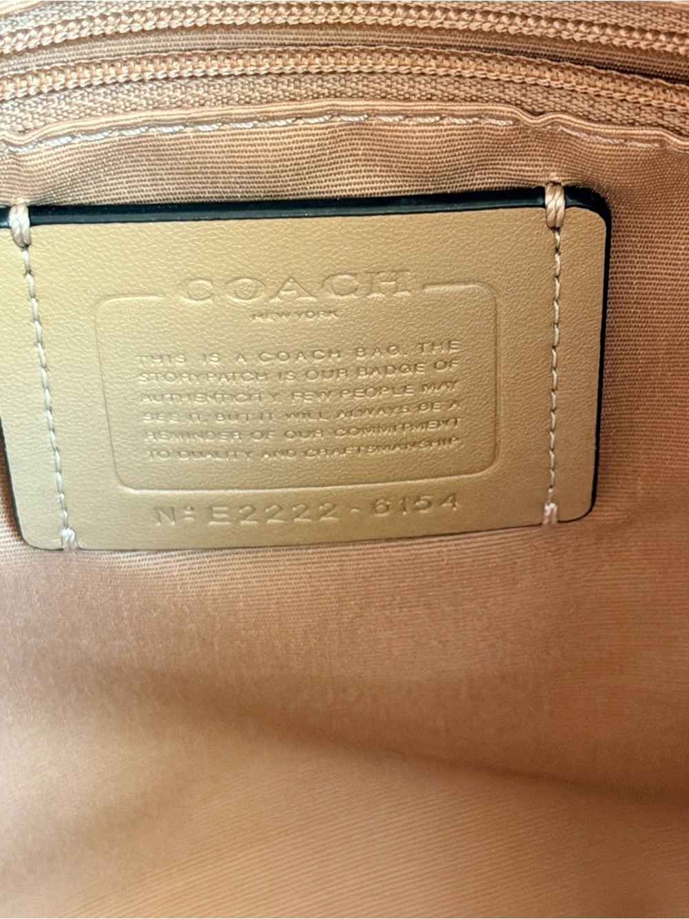 Coach Pennie Shoulder Bag in Colorblock Pebbled Leather (Chalk/Multi) - Picture 9 of 9